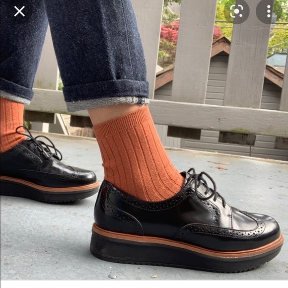 **SOLD**Clark’s Teadale Maira Aubergine Oxford sz 7 - Picture 11 of 11